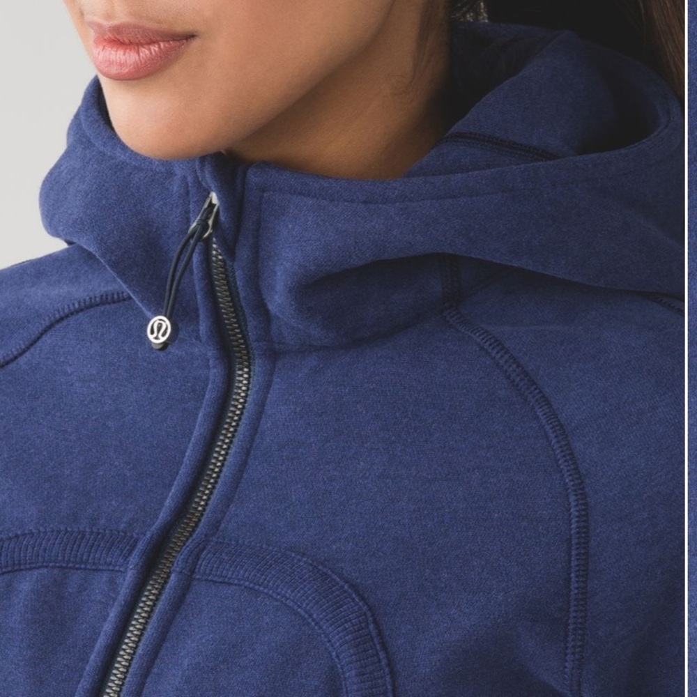 Lululemon Scuba Hoodie II Heathered Denim Majestic / Black - 6 - Picture 3 of 8